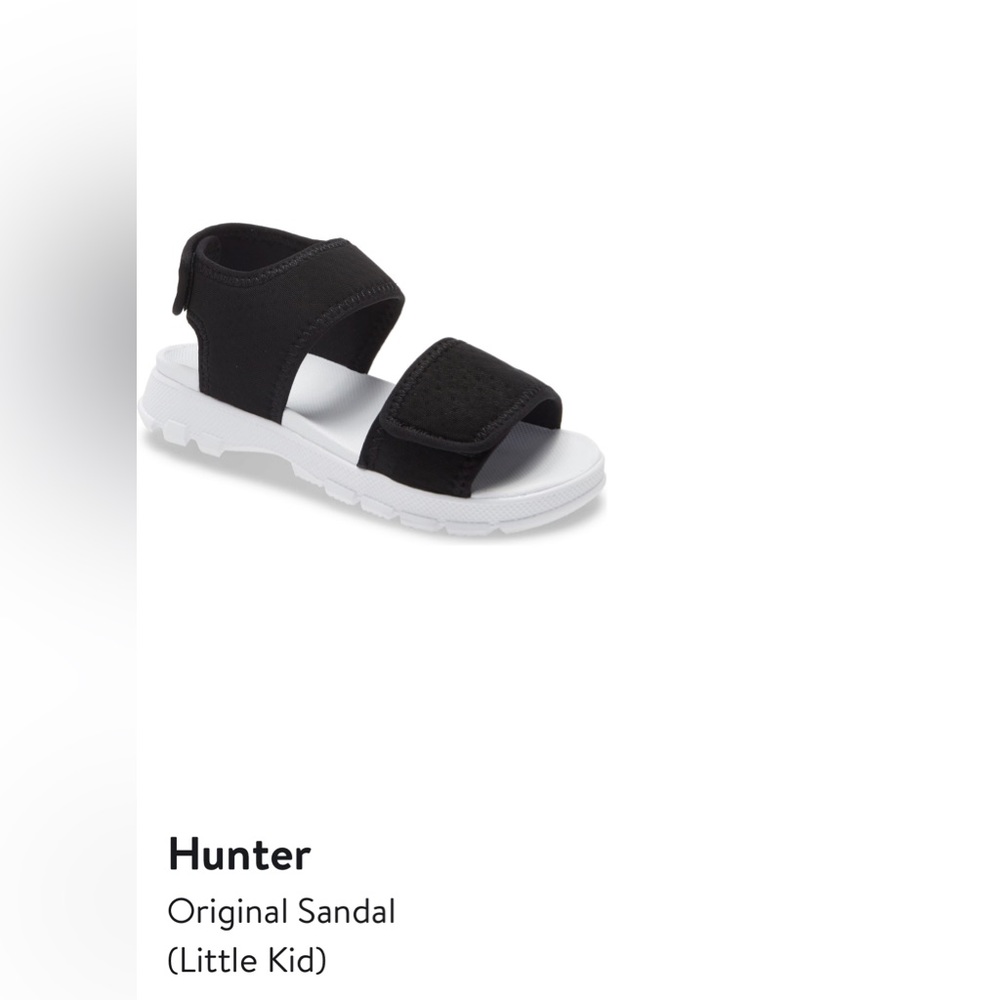 Hunter Sandals. BRAND NEW! WITH TAGS NEVER WORN AND ORIGINAL BOXING